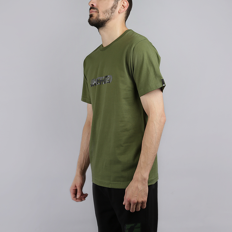 мужская зеленая футболка Undftd Camo Undefeated Tee 5900930-olive - цена, описание, фото 2